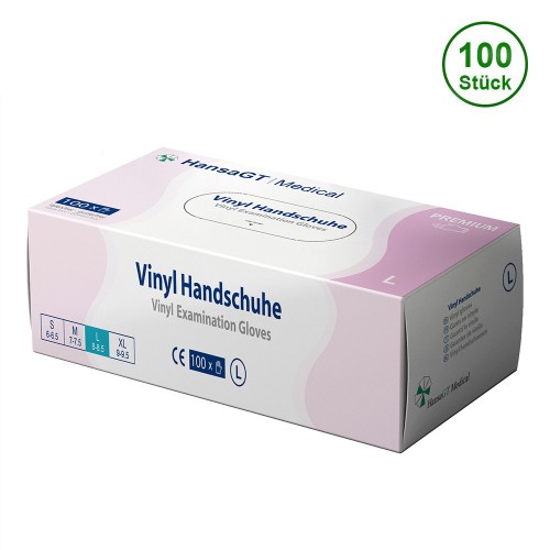 HansaGT Medical® Vinyl Handschuhe