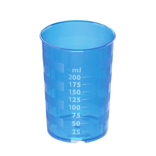 10 x melinip Schnabelbecher standard, Unterteil, 200 ml, blau