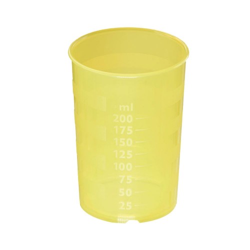 10 x melinip Schnabelbecher standard, Unterteil, 200 ml, gelb