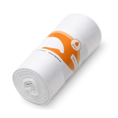 „Plus“ Müllbeutel – 60 L weiß