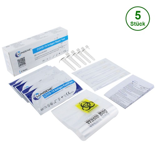 CLUNGENE® COVID-19 Antigen Self Test (Pack of 5)