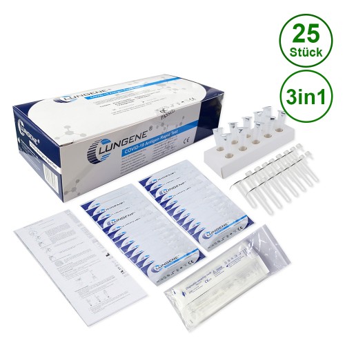 CLUNGENE® COVID-19 Antigen-Schnelltest 3in1 (25er Packung)